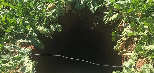 Konya’nın bir ilçesinde 11 metre derinliğinde obruk oluştu
