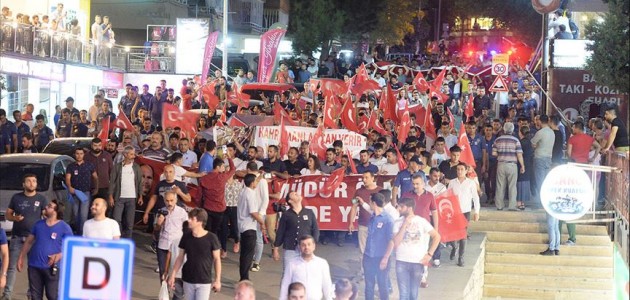 Mardin’de teröre tepki ve Diyarbakır annelerine destek yürüyüşü
