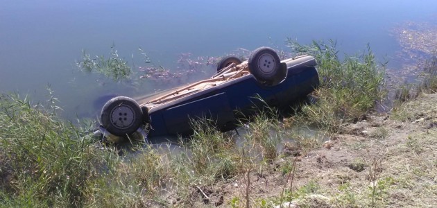 Konya’da otomobil kanala düştü: 1 ölü