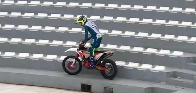 Enduro motosiklet sporcusu Coleman, Konya’da gösteri yaptı