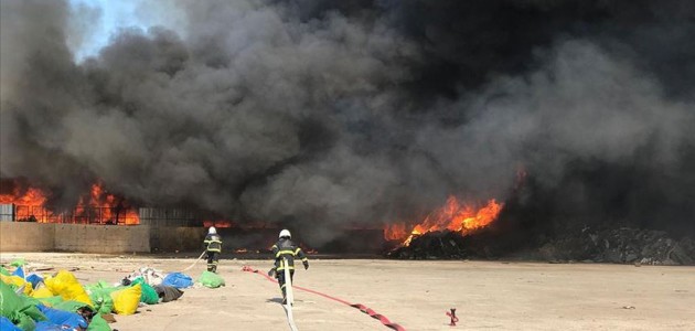 Kırıkkale’de fabrika yangını