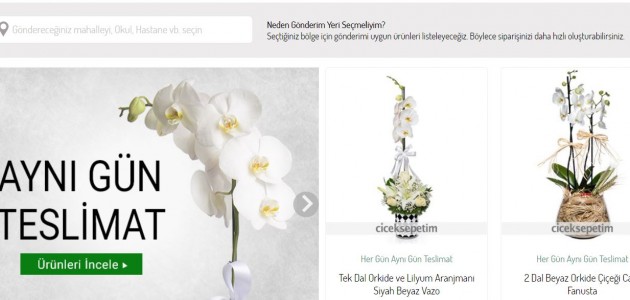 Aynı Gün Teslim Online Çiçek Siparişi Siteleri