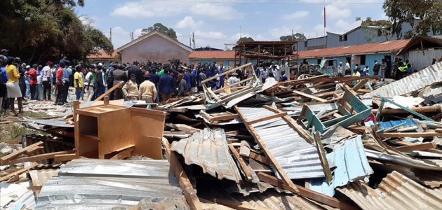 Kenya’da okul dersliği çöktü: 7 ölü