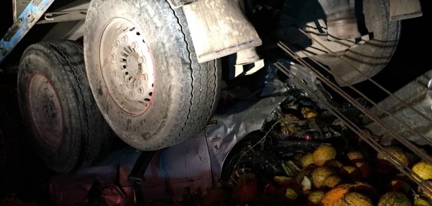 Konya’da iki kişinin öldüğü kazada tır sürücüsü tutuklandı