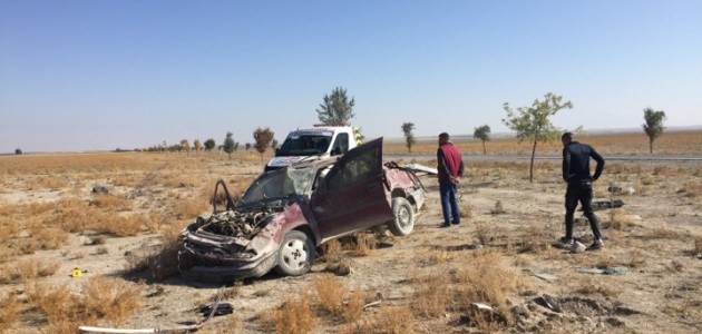Konya’da gece meydana gelen kaza sabah fark edildi