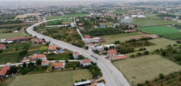 Toplam 7 km’lik Özbayram Sokak yol çalışmaları tamamlandı