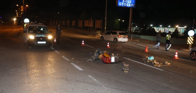 Kulu’da trafik kazası:1 yaralı