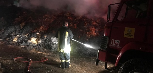 Konya’da çiftlikte yangın