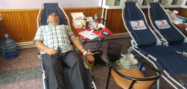 Din görevlileri kan bağışında bulundu
