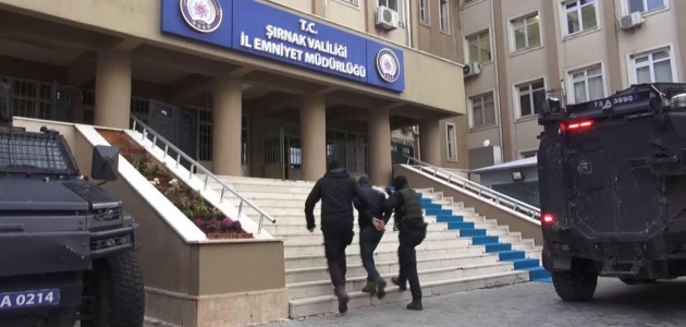 Şırnak’ta terör örgütü operasyonu: 14 gözaltı