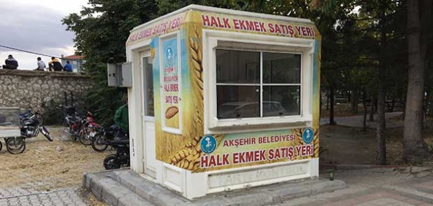 Akşehir’de halk ekmek fabrikası satış büfeleri hizmette