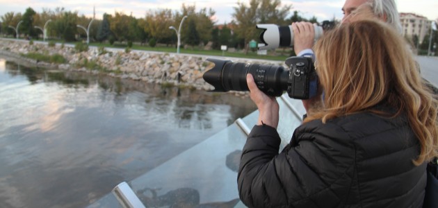 Beyşehir Gölü yabancı fotoğrafçıları ağırladı
