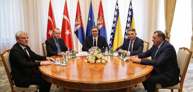 Türkiye-Sırbistan-Bosna Hersek Üçlü Zirvesi başladı