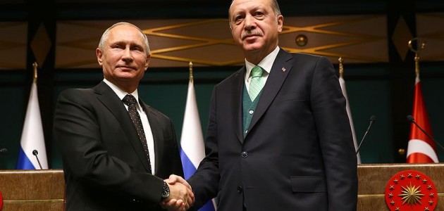 Cumhurbaşkanı Erdoğan, Rusya devlet Başkanı Putin ile görüştü