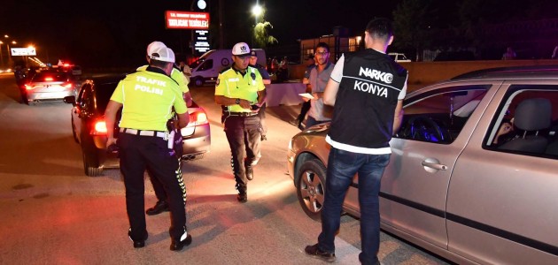 Konya’da “Alkol ve Uyuşturucu Madde Etkisinde Araç Kullanımına’’ yönelik denetim