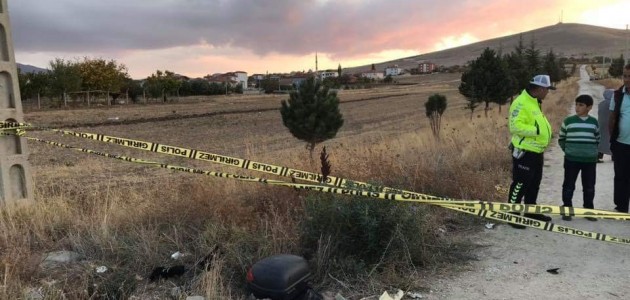 Aksaray’da hafif ticari araçla çarpışan motosiklet sürücüsü öldü