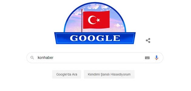 Google’dan Cumhuriyet Bayramı’na özel doodle
