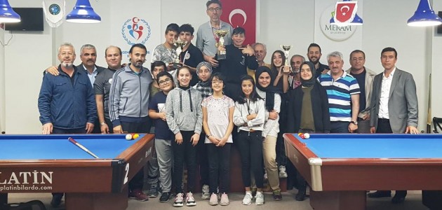 Bilardoda Cumhuriyet Kupası Müsabakaları Yapıldı