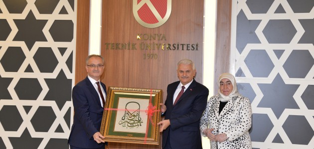 Son Başbakan ve TBMM 28’inci Başkanı Yıldırım Konya Teknik Üniversitesinde
