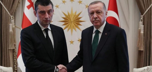 Cumhurbaşkanı Erdoğan Gürcistan Başbakanı Gakharia’yı kabul etti
