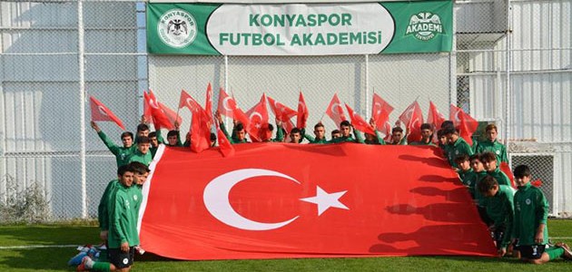 Konyaspor Futbol Akademisinden “geleceğe nefes” kampanyasına destek