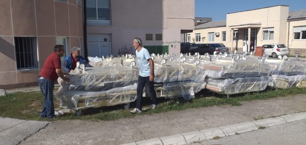 Konya’dan gönderilen tıbbi yardımlar Novi Pazar’a ulaştı