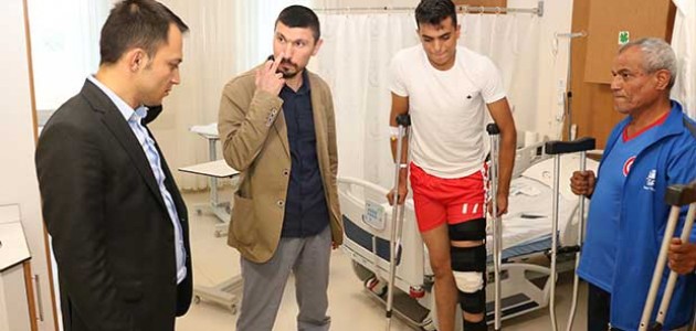 Konya’da yürümekte zorlanan genç sağlığına yeniden kavuştu