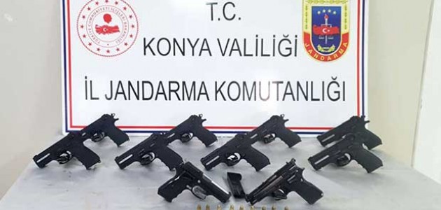 Konya’da ruhsatsız silah operasyonu