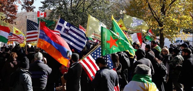 ABD’de Ermeni dernekleri ve PKK yandaşlarından Türkiye karşıtı eylem