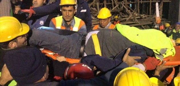 Gaziantep’te çöken iskelenin altında kalan mühendis yaşamını yitirdi