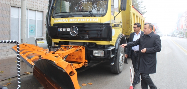 Yeni çöp kamyonu aracı  Çumra  Belediyesi araç envanterine girdi