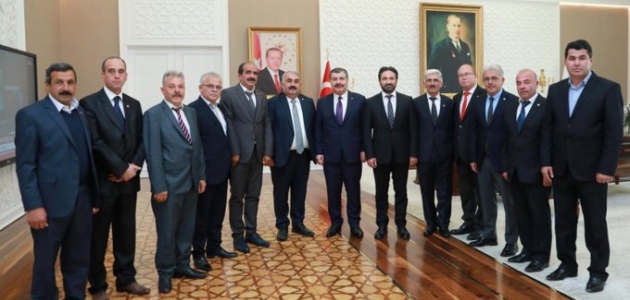 Sağlık Bakanı Fahrettin Koca, Konya projelerini görüştü