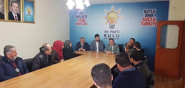 AK Parti Milletvekili Zenbilci’den Kulu’ya ziyaret
