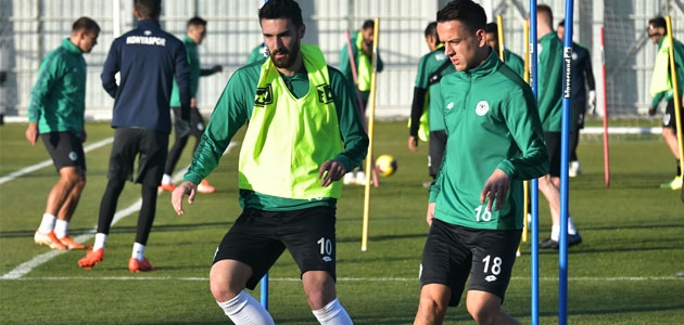 Konyaspor, Gaziantep Futbol Kulübü maçı hazırlıklarına başladı