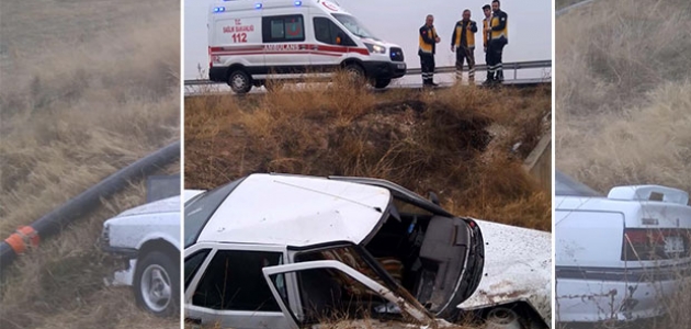 Aksaray-Konya kara yolunda kaza: 2 yaralı