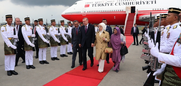 Erdoğan, Kuala Lumpur Zirvesi’ne katılmak üzere Malezya’ya geldi