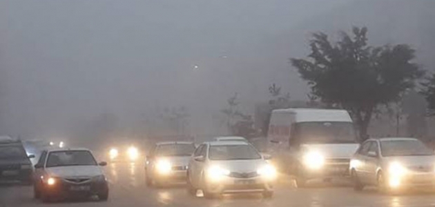 Konya ve çevresinde sis etkili oluyor