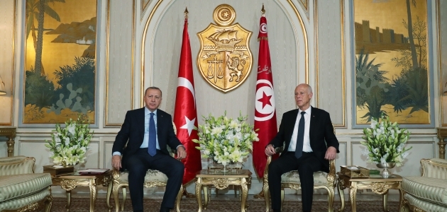 Cumhurbaşkanı Erdoğan Tunus’ta