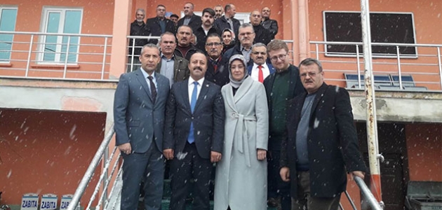 Milletvekili Samancı Halkapınar’da resmi kurumları ziyaret etti