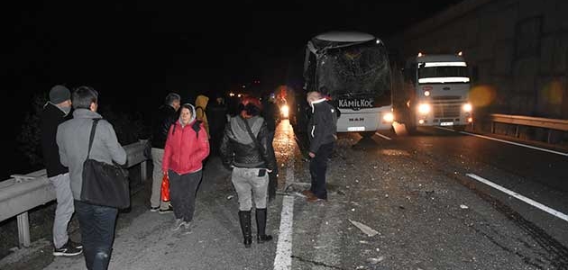 Bilecik-Eskişehir yolunda otobüs kazası: 6 yaralı