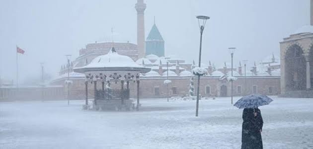 Konya’da kuvvetli kar yağışına dikkat!