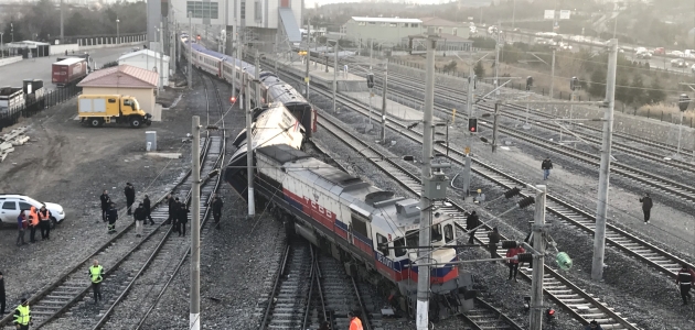 Ankara’da tren kazası