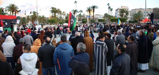 Libya’nın başkentinde Türkiye’nin tezkere kararı kutlandı