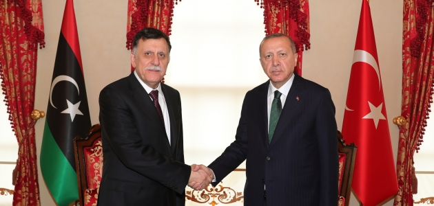 Cumhurbaşkanı Erdoğan Serrac ile bir araya geldi