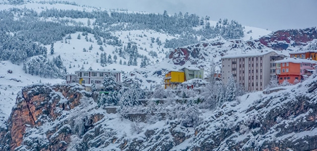 Konya’da kar manzaraları