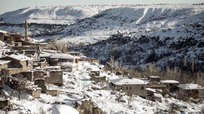 Kilistra Antik Kenti kışın fotoğraf tutkunlarını cezbediyor
