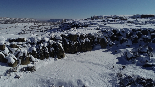 Kilistra Antik Kenti kışın fotoğraf tutkunlarını cezbediyor