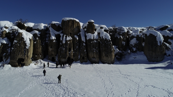 Kilistra Antik Kenti kışın fotoğraf tutkunlarını cezbediyor