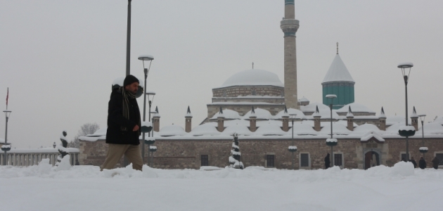 Konya’da aralıklı hafif kar yağışı bekleniyor