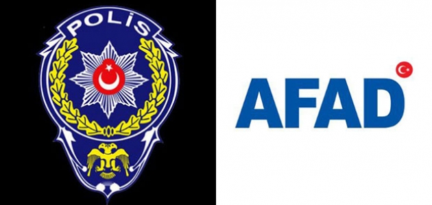 Polis afetlerde AFAD ekiplerine destek verecek